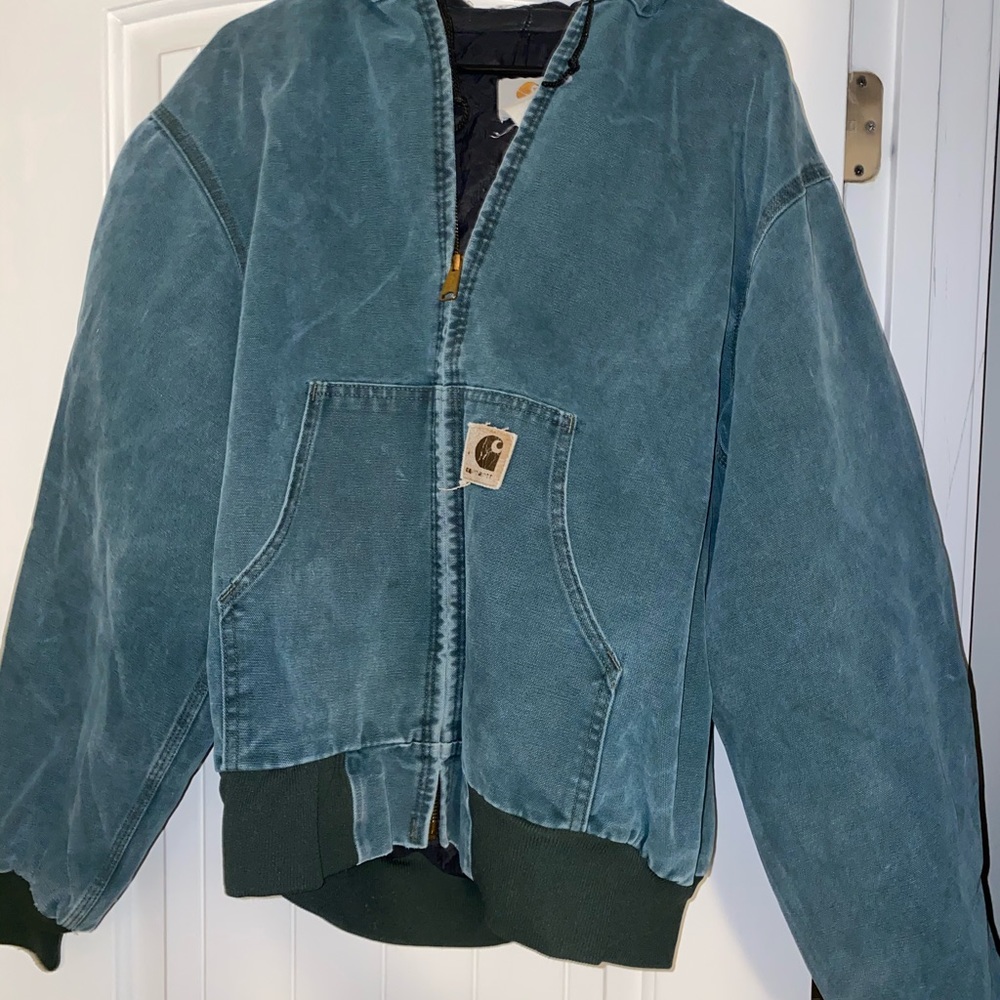 Blue zip up
